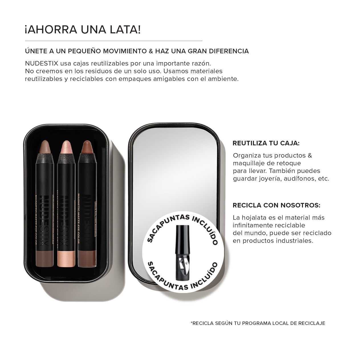 NUDE MATTE EYES 3PC MINI KIT (SET DE BÁLSAMOS MULTI-USOS)